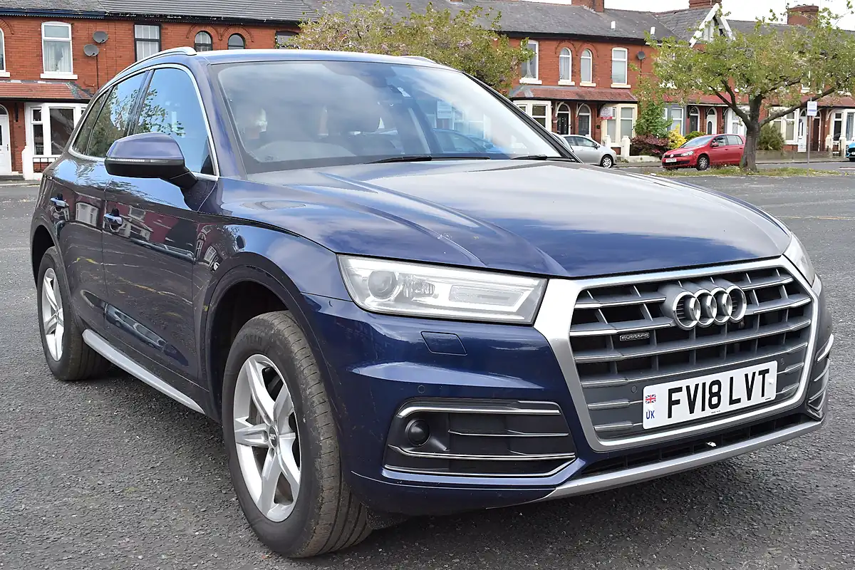Used 2018 Audi Q5 Sport Blue - Interior and Exterior details 2
