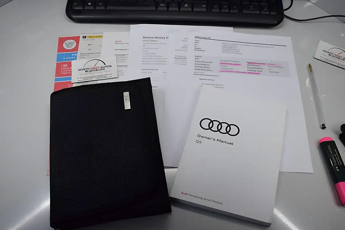 Used 2018 Audi Q5 Sport Blue - Interior and Exterior details 5