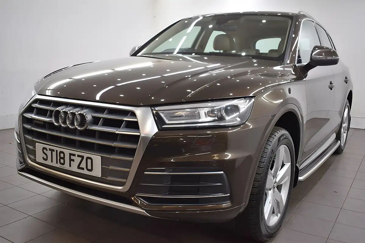 Used 2018 Audi Q5 Sport Brown - Interior and Exterior details 17