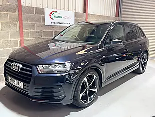 Used 2018 Audi Q7 Black Edition Black - Interior and Exterior details 2