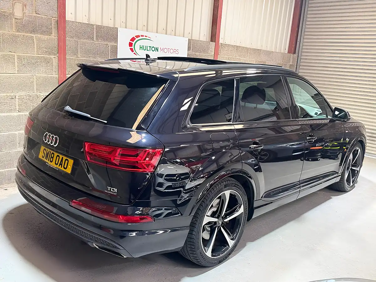 Used 2018 Audi Q7 Black Edition Black - Interior and Exterior details 7
