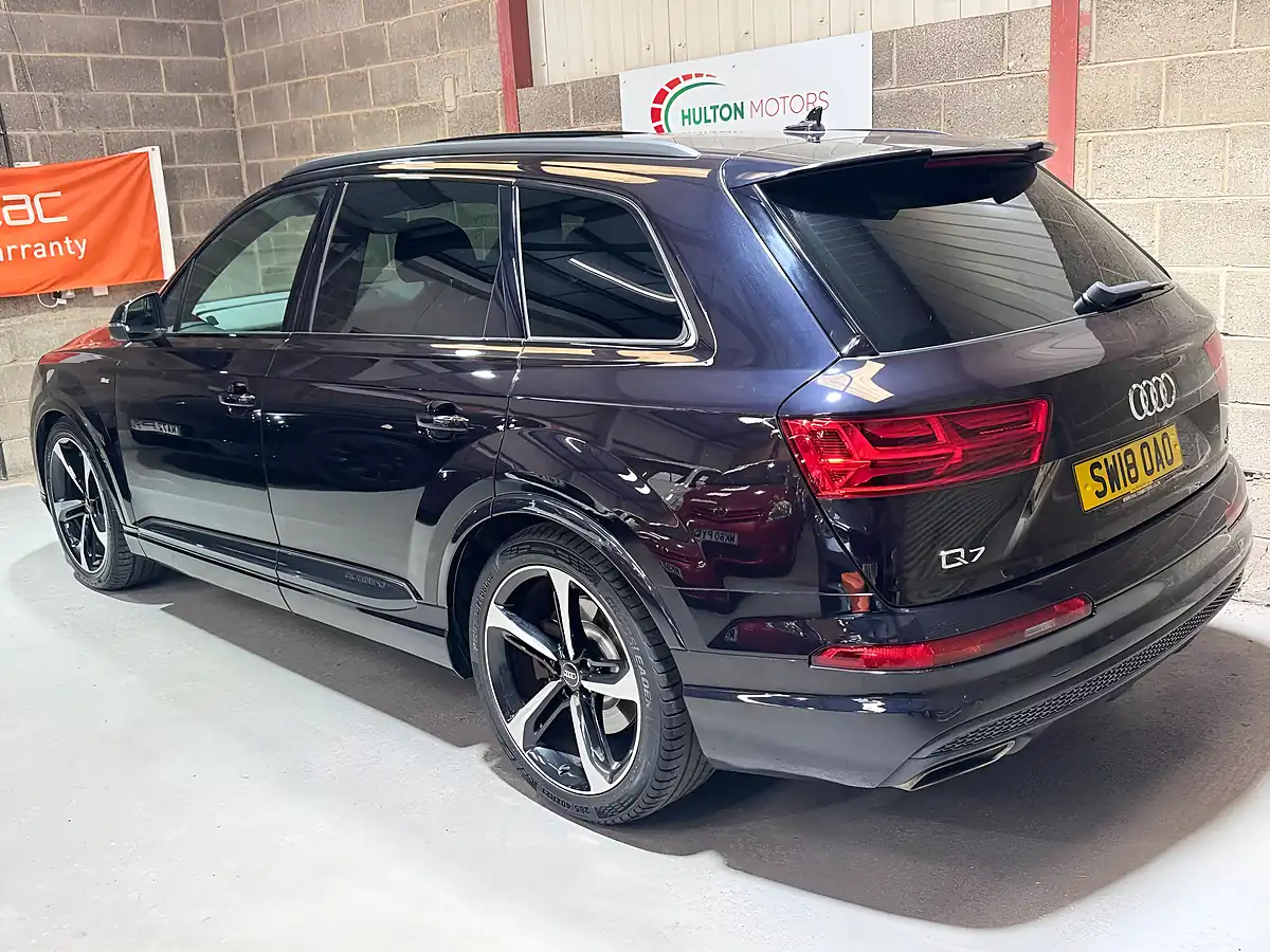 Used 2018 Audi Q7 Black Edition Black - Interior and Exterior details 8