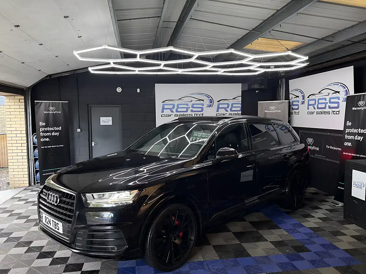 Used 2018 Audi Q7 Black Edition Black - Interior and Exterior details 8