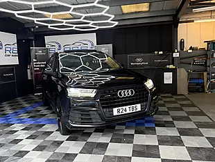 Used 2018 Audi Q7 Black Edition Black - Interior and Exterior details 9
