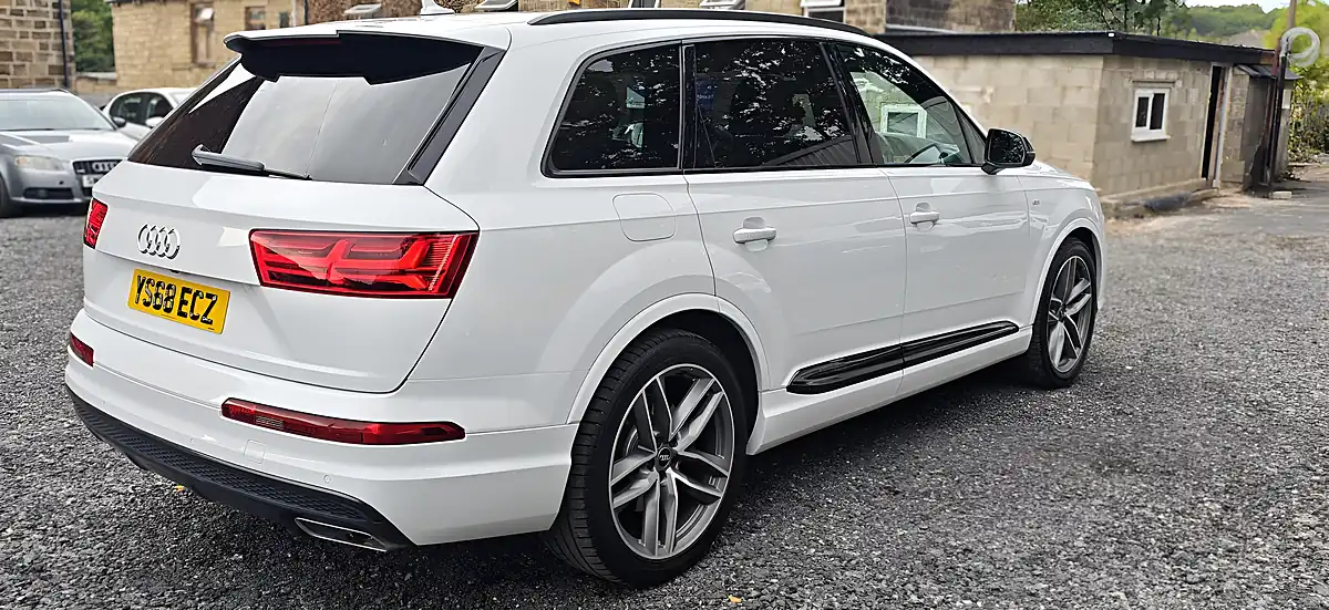 Used 2018 Audi Q7 Black Edition Glacier White - Interior and Exterior details 15