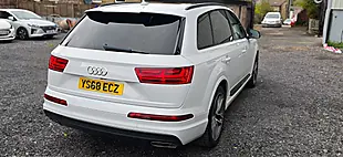 Used 2018 Audi Q7 Black Edition Glacier White - Interior and Exterior details 17