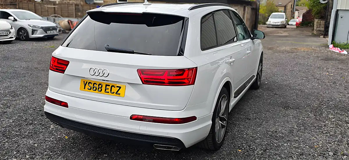 Used 2018 Audi Q7 Black Edition Glacier White - Interior and Exterior details 17