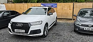 Used 2018 Audi Q7 Black Edition Glacier White - Interior and Exterior details 18