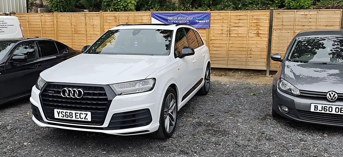 Used 2018 Audi Q7 Black Edition Glacier White - Interior and Exterior details 18