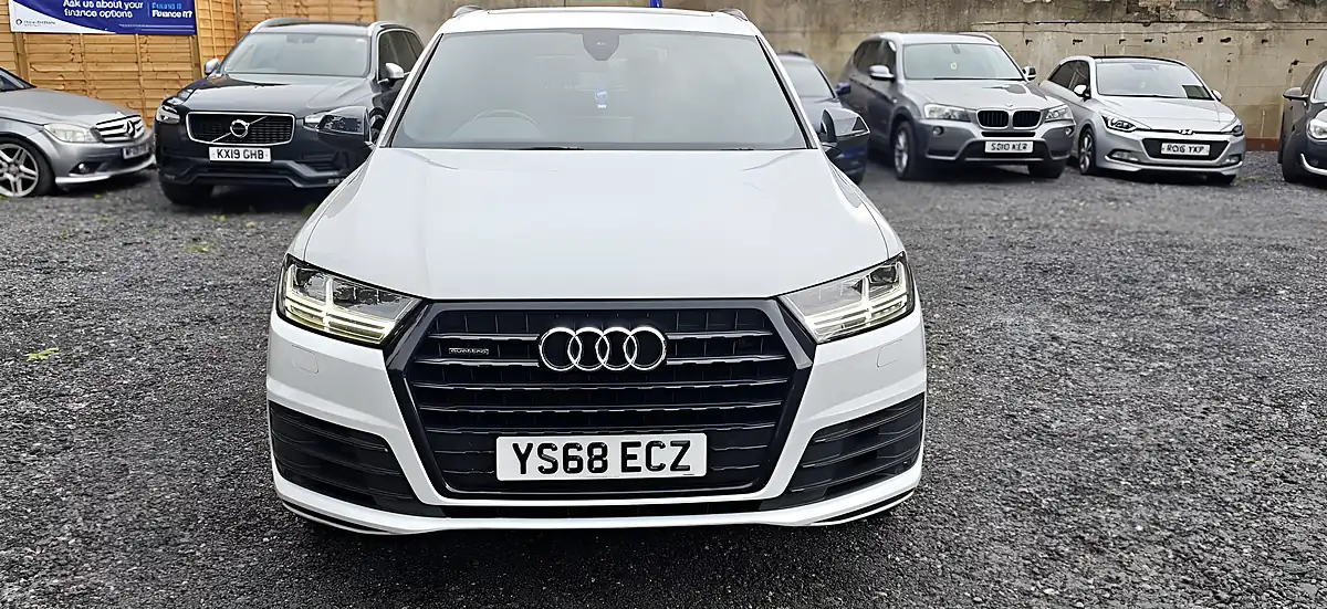 Used 2018 Audi Q7 Black Edition Glacier White - Interior and Exterior details 2