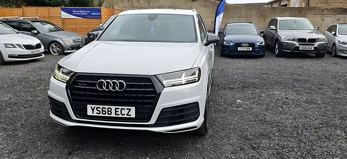 Used 2018 Audi Q7 Black Edition Glacier White - Interior and Exterior details 3