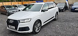 Used 2018 Audi Q7 Black Edition Glacier White - Interior and Exterior details 6
