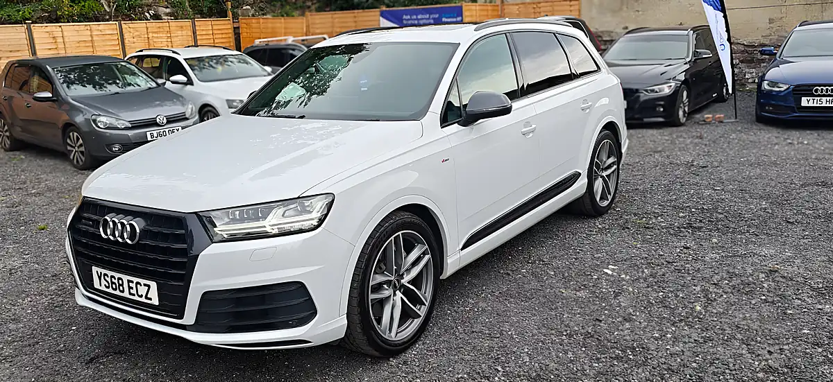 Used 2018 Audi Q7 Black Edition Glacier White - Interior and Exterior details 6