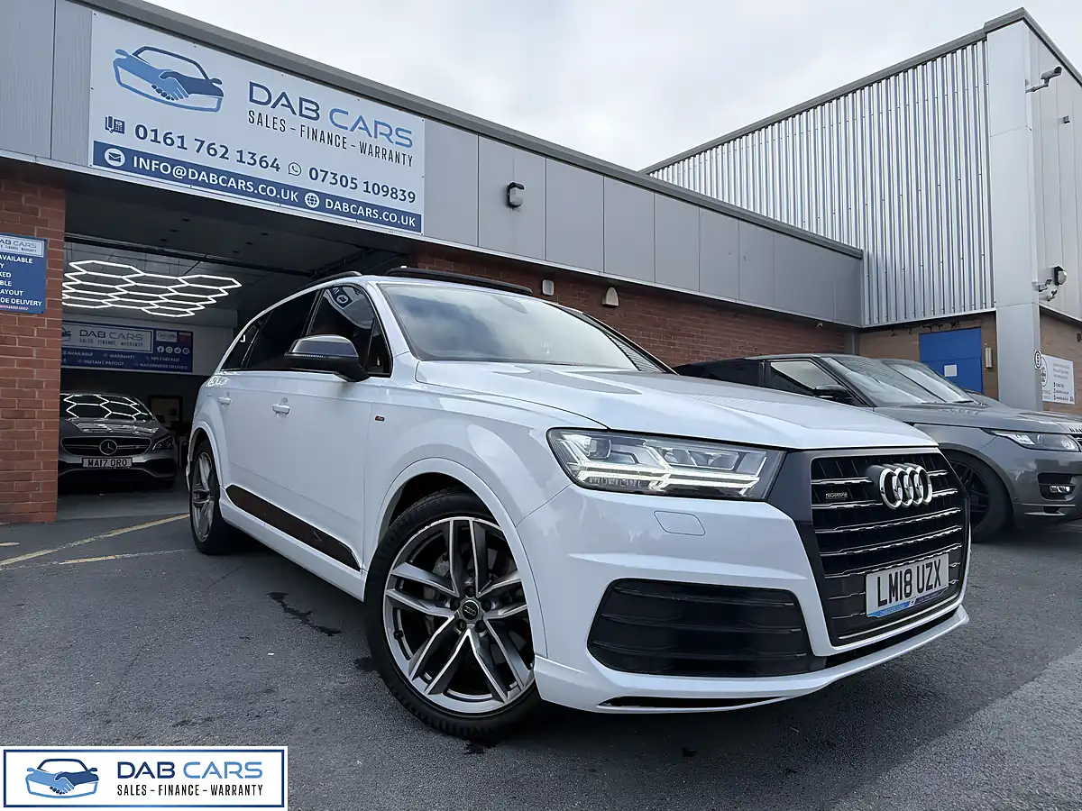 Used 2018 Audi Q7 Black Edition White - Interior and Exterior details 17