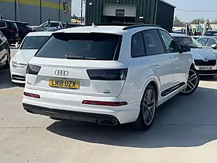 Used 2018 Audi Q7 Black Edition White - Interior and Exterior details 10