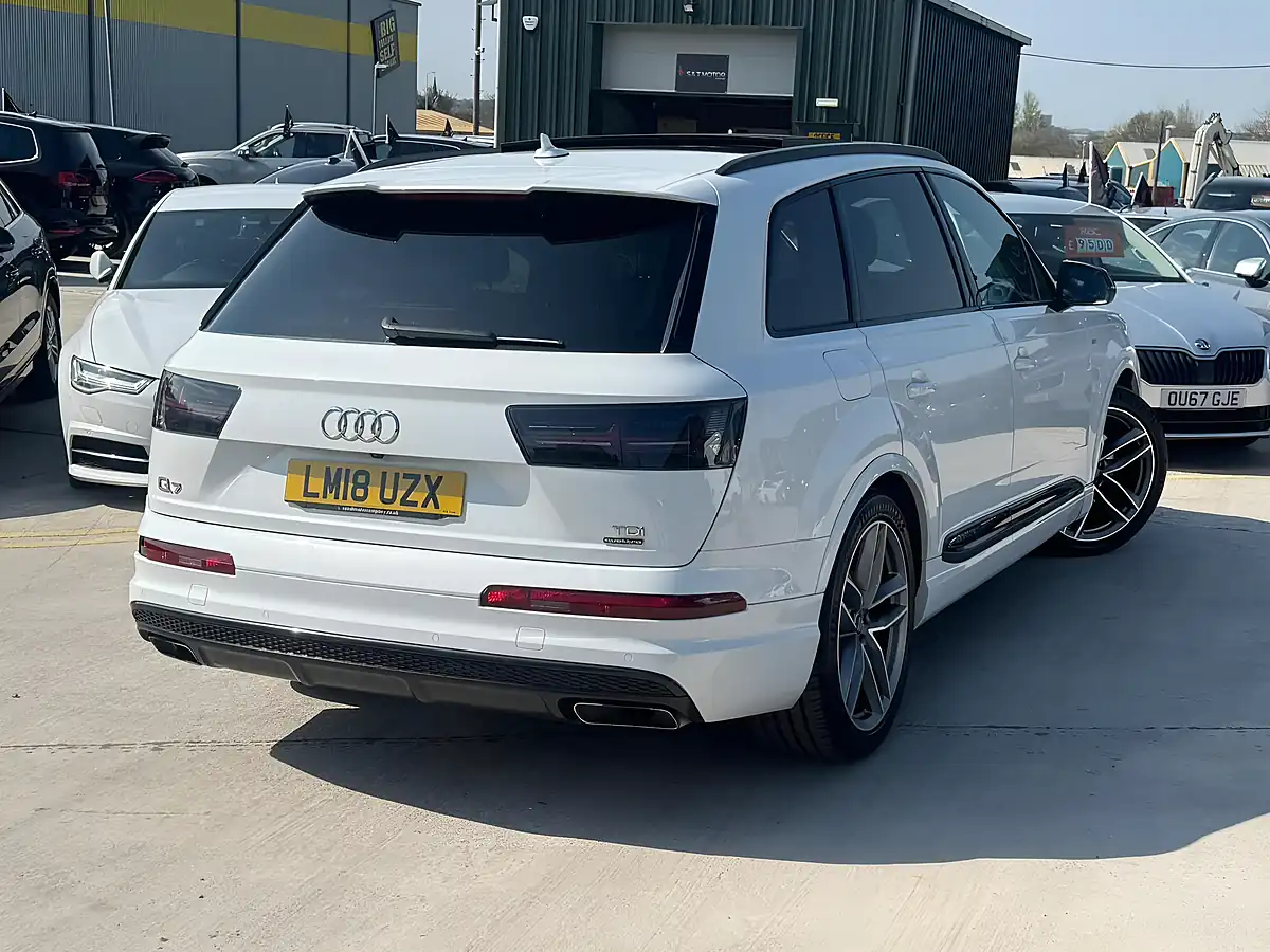 Used 2018 Audi Q7 Black Edition White - Interior and Exterior details 10