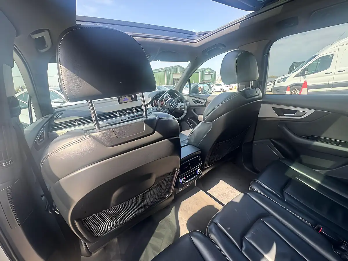 Used 2018 Audi Q7 Black Edition White - Interior and Exterior details 14