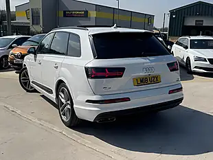 Used 2018 Audi Q7 Black Edition White - Interior and Exterior details 5
