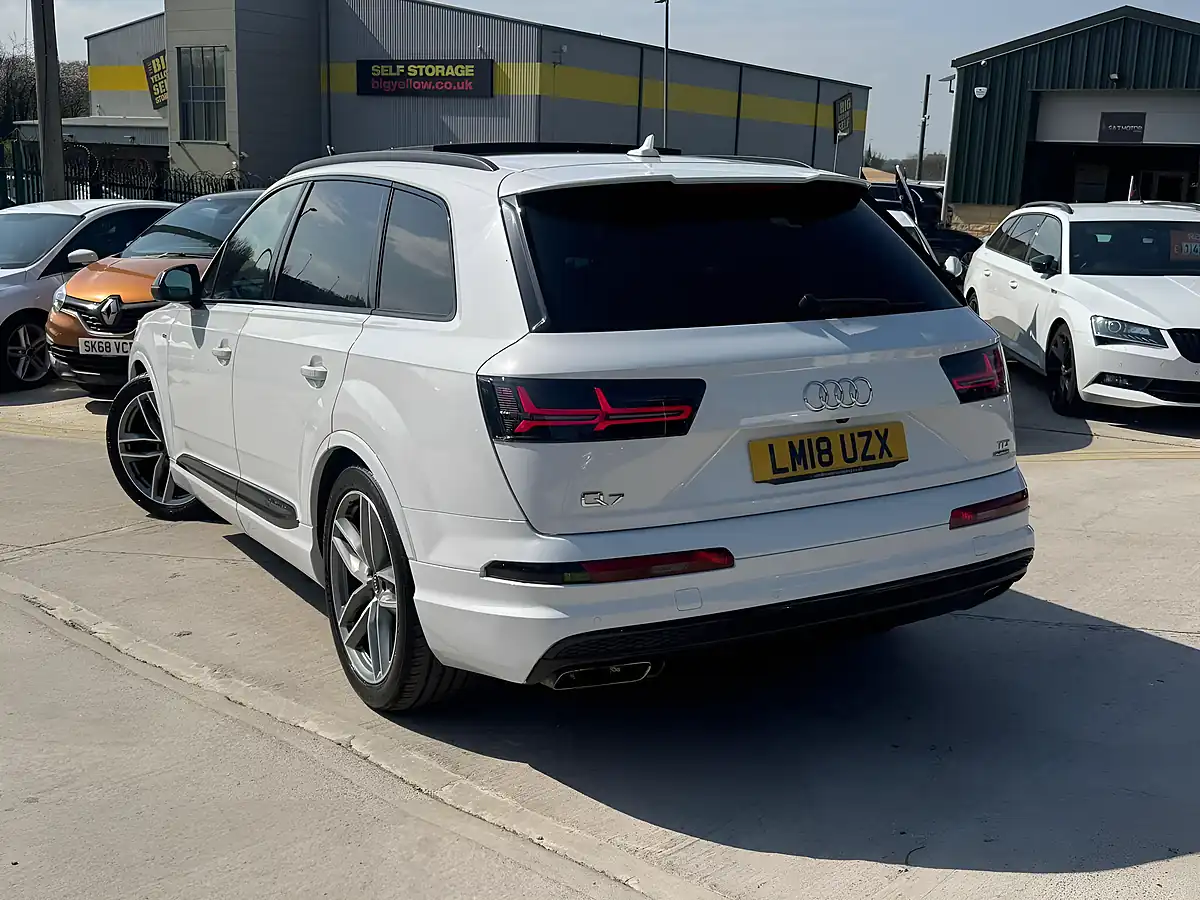 Used 2018 Audi Q7 Black Edition White - Interior and Exterior details 5