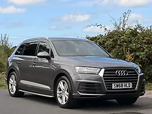 Used 2018 Audi Q7 S Line Grey - Interior and Exterior details 3