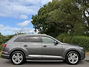 Used 2018 Audi Q7 S Line Grey - Interior and Exterior details 6