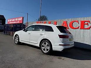 Used 2018 Audi Q7 S Line White - Interior and Exterior details 15