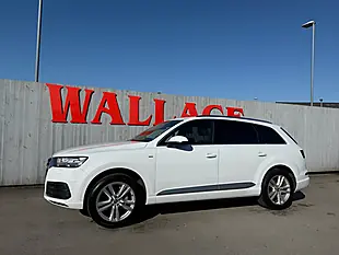 Used 2018 Audi Q7 S Line White - Interior and Exterior details 5