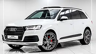Used 2018 Audi Q7 S Line White - Interior and Exterior details 10