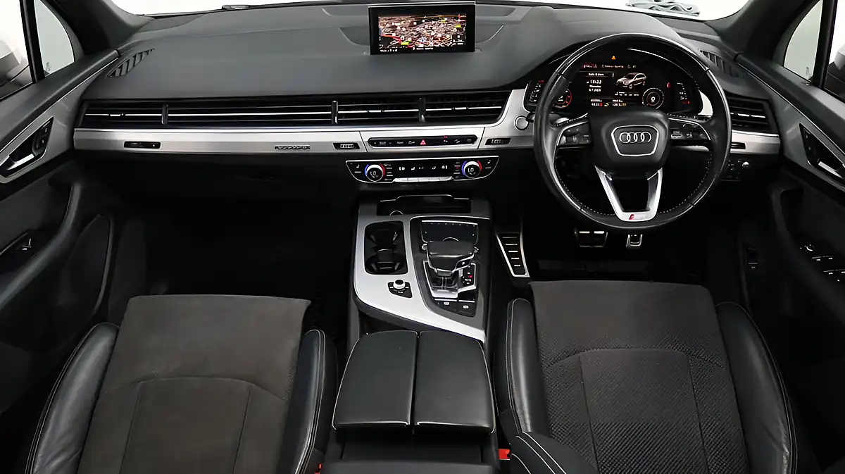 Used 2018 Audi Q7 S Line White - Interior and Exterior details 18