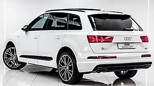 Used 2018 Audi Q7 S Line White - Interior and Exterior details 3