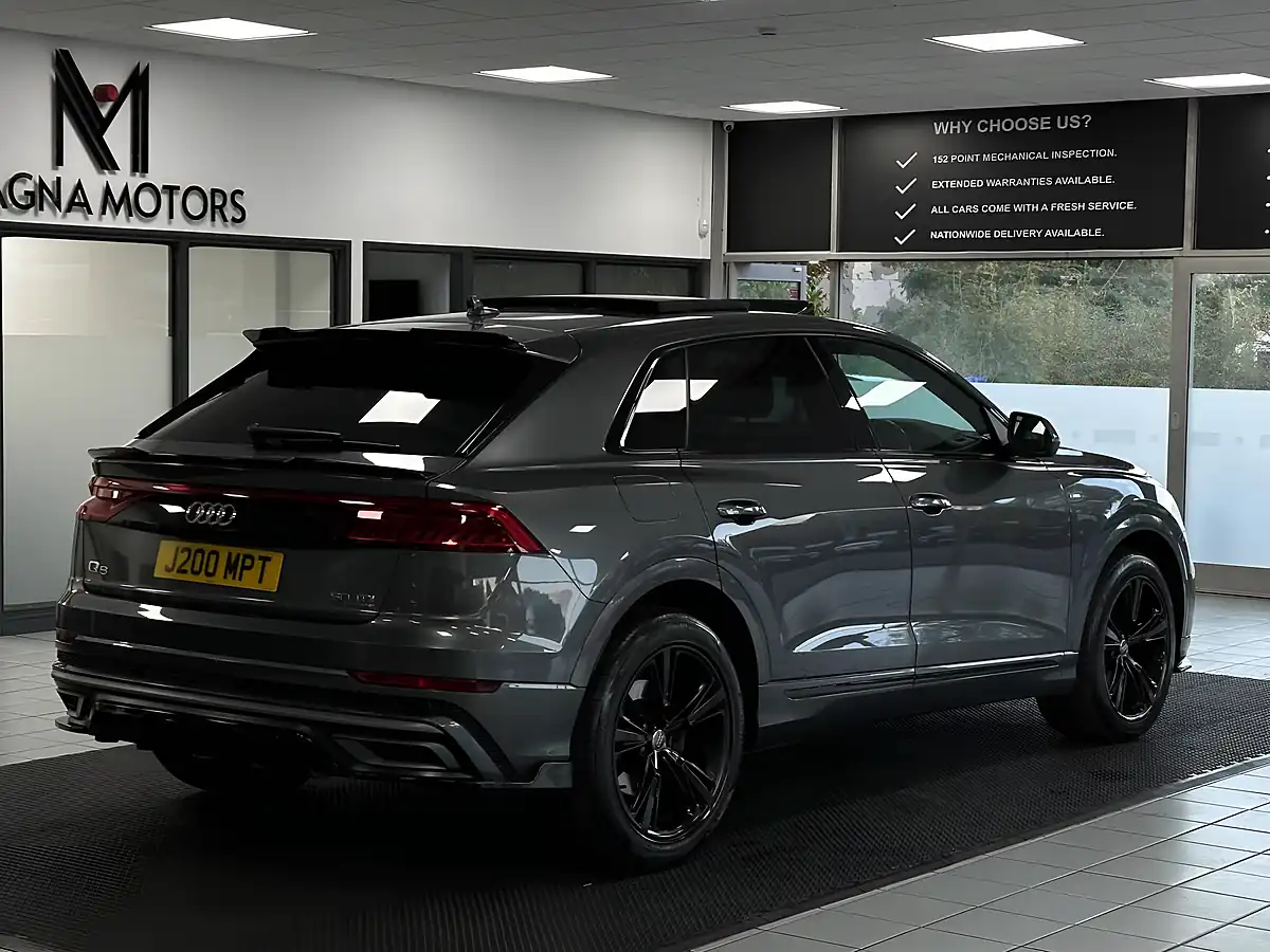 Used 2018 Audi Q8 S Line Grey - Interior and Exterior details 11