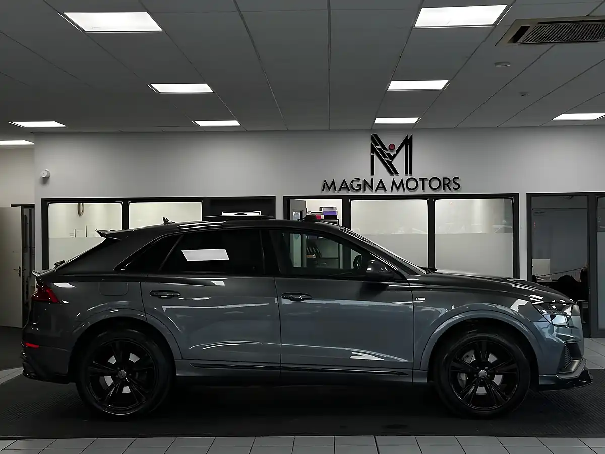 Used 2018 Audi Q8 S Line Grey - Interior and Exterior details 4