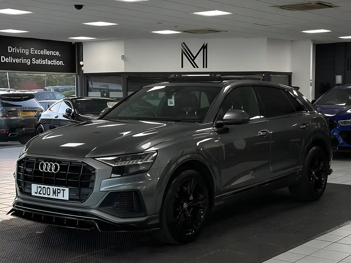 Used 2018 Audi Q8 S Line Grey - Interior and Exterior details 6