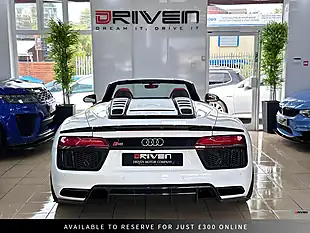 Used 2018 Audi R8 Plus Spyder S Tronic Quattro White - Interior and Exterior details 10