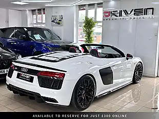 Used 2018 Audi R8 Plus Spyder S Tronic Quattro White - Interior and Exterior details 11