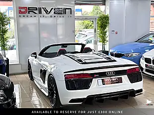 Used 2018 Audi R8 Plus Spyder S Tronic Quattro White - Interior and Exterior details 2