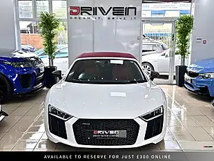 Used 2018 Audi R8 Plus Spyder S Tronic Quattro White - Interior and Exterior details 3