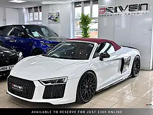 Used 2018 Audi R8 Plus Spyder S Tronic Quattro White - Interior and Exterior details 6