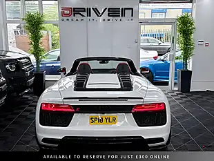 Used 2018 Audi R8 Spyder White - Interior and Exterior details 13