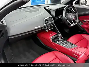 Used 2018 Audi R8 Spyder White - Interior and Exterior details 15