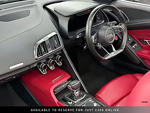 Used 2018 Audi R8 Spyder White - Interior and Exterior details 5