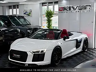 Used 2018 Audi R8 Spyder White - Interior and Exterior details 7