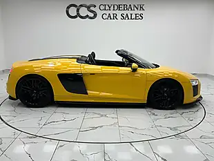 Used 2018 Audi R8 Spyder Yellow - Interior and Exterior details 3