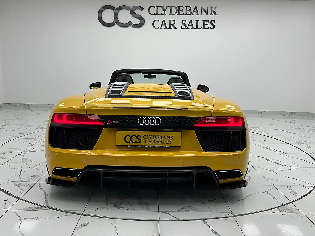 Used 2018 Audi R8 Spyder Yellow - Interior and Exterior details 7