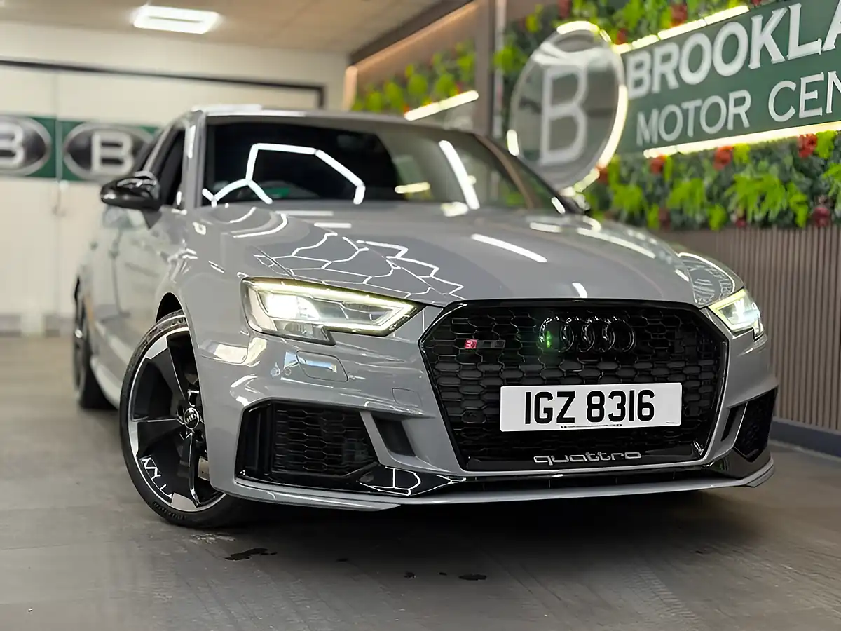 Used 2018 Audi RS3 Nardo Grey Grey - Interior and Exterior details 3