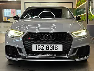Used 2018 Audi RS3 Nardo Grey Grey - Interior and Exterior details 6