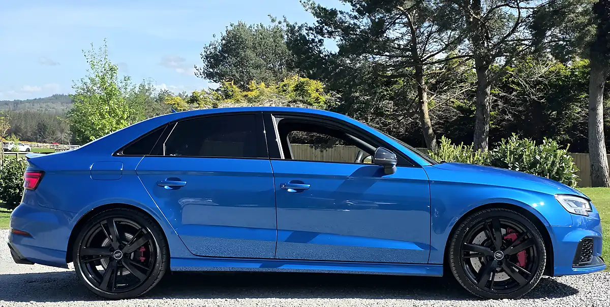 Used 2018 Audi RS3 Saloon Blue - Interior and Exterior details 2