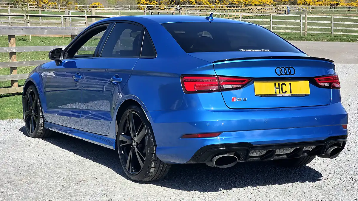 Used 2018 Audi RS3 Saloon Blue - Interior and Exterior details 3