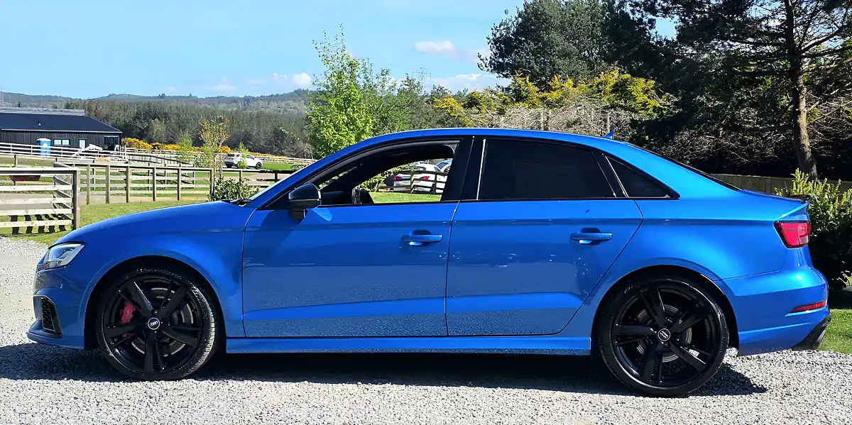 Used 2018 Audi RS3 Saloon Blue - Interior and Exterior details 5