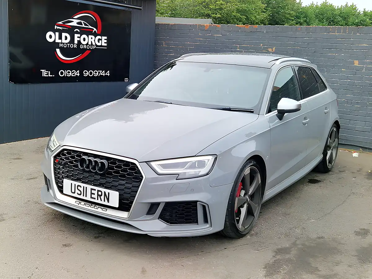 Used 2018 Audi RS3 Sportback Grey - Front View